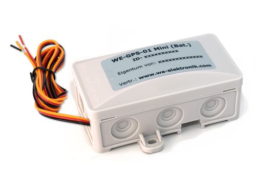 WE-GPS-01 Mini (Bat.) - Batterieanschluß, fest verkabelt